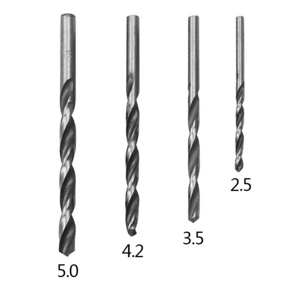 9PCS/SET T Typ Gänga Tapp Reamer Metric Screw Tap Hand Taps Drill Bit Set