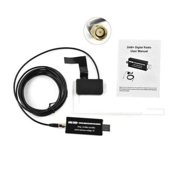 DAB + Antenne Med USB Adapter Android Bil Radio GPS Stereo mottaker