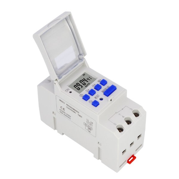 Veckovis 7 dagar Programmerbar Digital TIME SWITCH Relay Timer Control