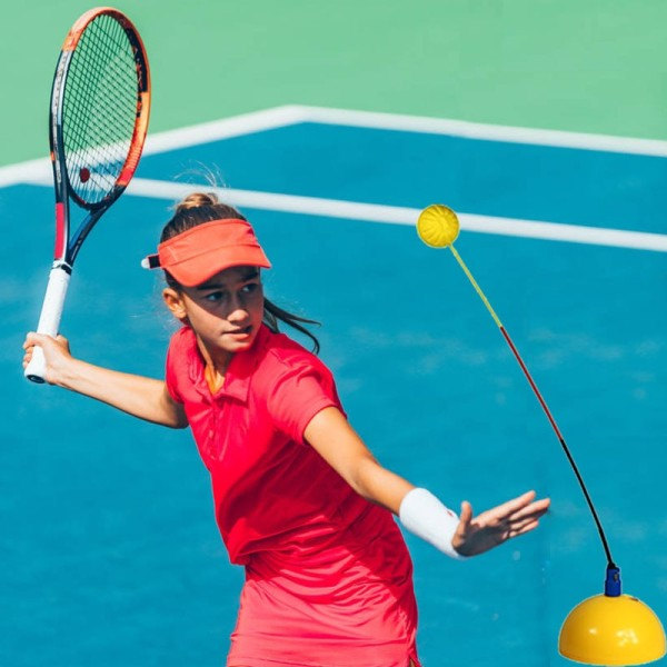 Bärbar Tennis Tränare Utrustning Rebound Träning Träning Verktyg