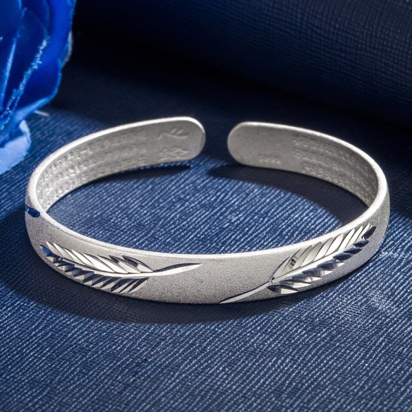 Blad Design Platin Platin Hun Bangle