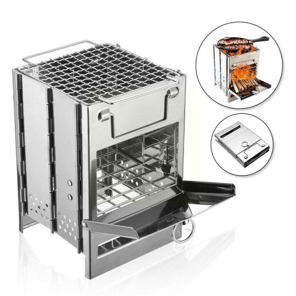 Ulko Grilli Mini Takka Kamiina Taittuva Grilli Ulkona Puu Taittuva Retki takka