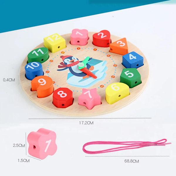 Montessori trä leksaker för bebisar 1 2 3 år pojke flicka gåva bebis utveckling spel trä pussel för barn pedagogisk lärande leksak