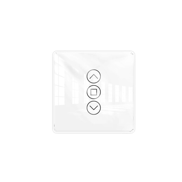 Smart 2.5D Arc Glas Touch Gardin Switch