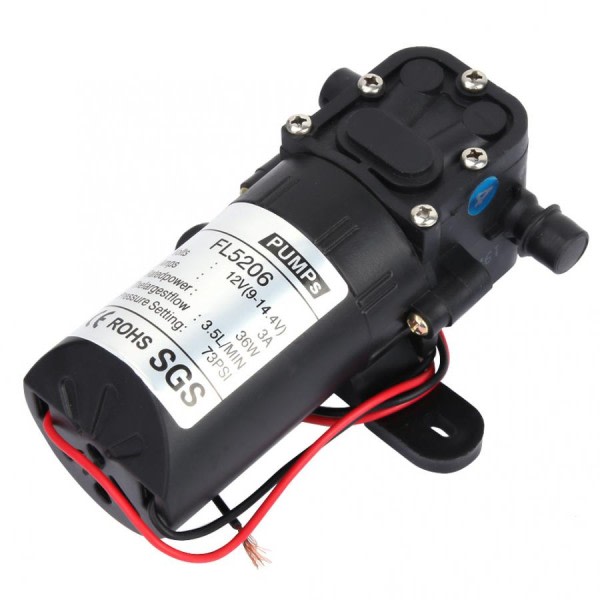 Elektrisk membran vand pumpe automatisk afbryder 2-3,5 l/min høj tryk landbrug vask spray vand pumpe
