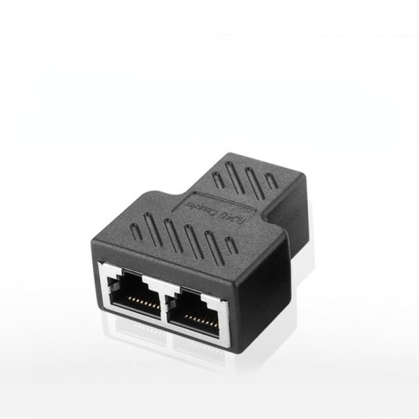 RJ45 1 1/2 LAN Ethernet verkko kaapeli naaras jakaja sovitin liitin jakaja jatkolaite liitin
