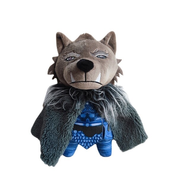 Elden Ring Halv Mann Halv Ulv Blaidd Plysj Toy Elden Ring Plushie Dukke Søt Myk Fylt Dukke