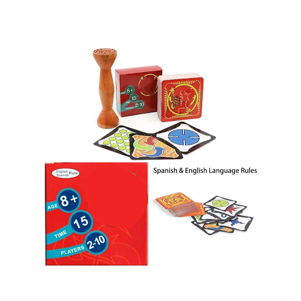 Bräde Spel Djungel Expansion Kör Snabb Para ihop hastighet Skog