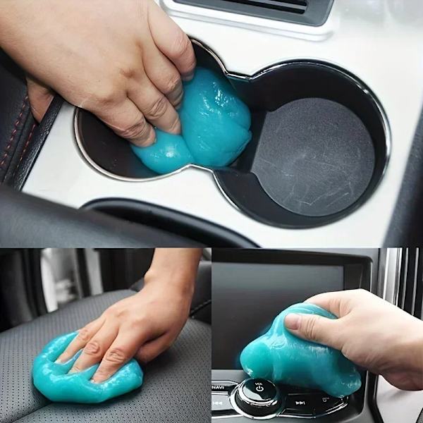 Återanvändbar Magic Air Outlet Damm Mjuk Mud 2 delar RV Super Clean Slime Dust Cleaner