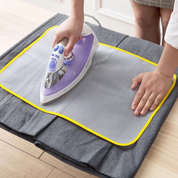 Klut Beskyttende Press Mesh Isolasjon Strykebrett Matte trekk mot pressing pute