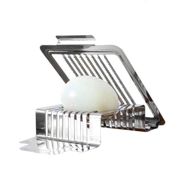 Rustfritt stål egg kutter kokt egg skjærer