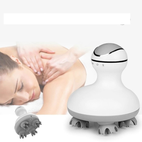 3D Vanntett Elektrisk Hode Massager Trådløs Hodebunn massasje