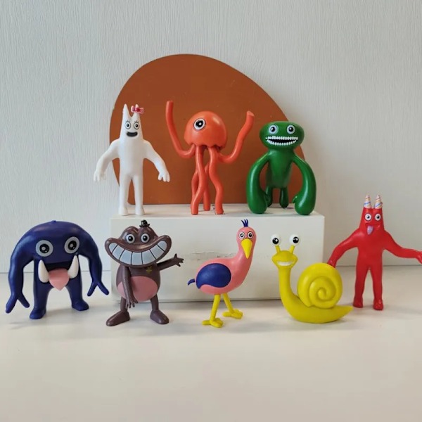 PVC spil model dukker animation omgivelser børn' fødselsdag gaver