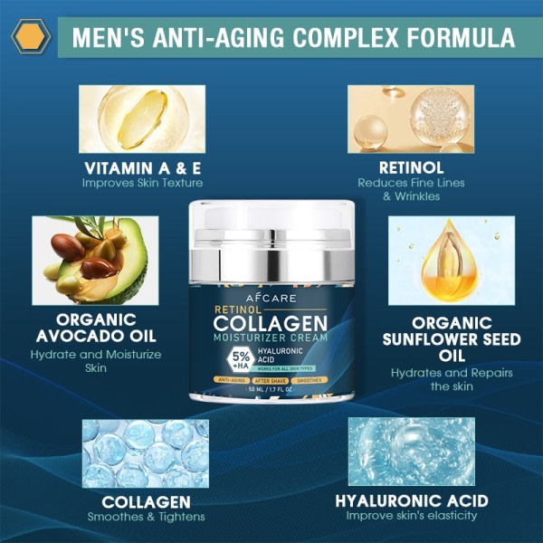 Instant Retinol Lifting Firming Cream Collagen Wrinkle Remover Face Cream