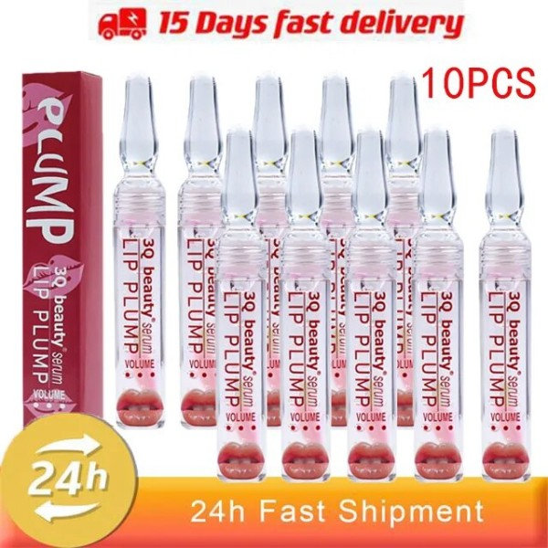 Læbe Plump Serum Forøg Læbe Elasticitet Øjeblikkelig Volumiserende Esentiel Olie Reducer Fine Linjer Reparation
