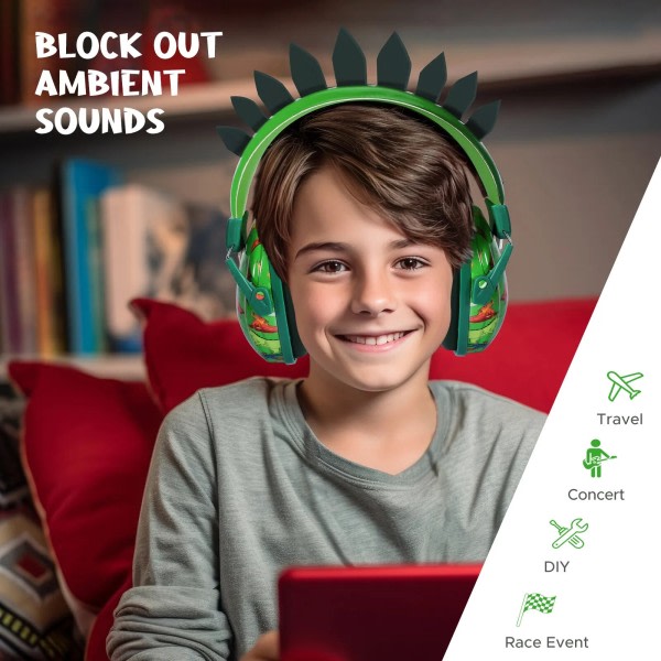 Børn Støjreducerende Hovedtelefoner 25db Støjreduktion Øreværn Ørebeskyttelse Lydsikre Høreværn