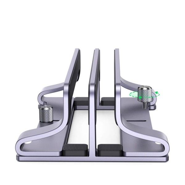 Lodret laptop stander holder foldbar aluminium notebook stander laptop tablet stander understøttelse