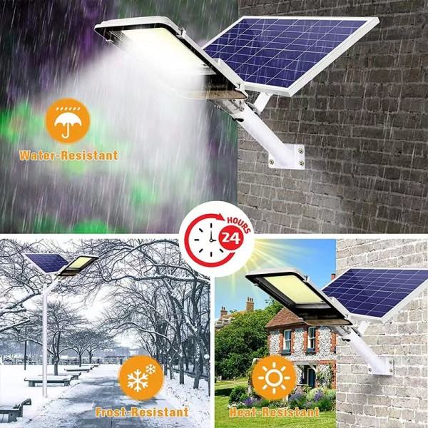 Tehokas Split Aurinko katu valo vedenpitävä ulkona puutarha auringonvalo talo kaukosäädin ohjaus LEd valo