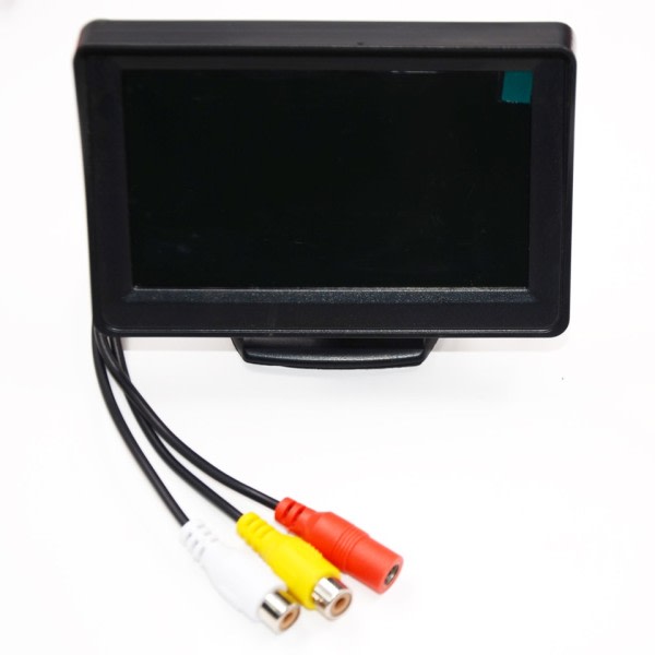 Bil Rear View Kamera Wide Degree  4,3" TFT LCD Display eller Monitor Vanntett Natt Vision Reversing