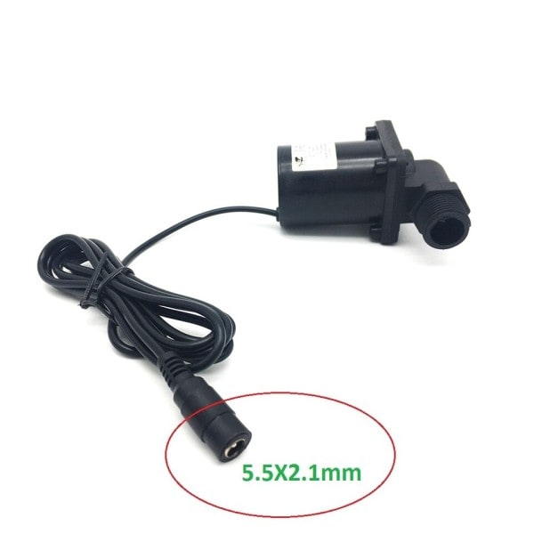 Mikro Denkbar Vann Pumpe DC 12V 24V Lav Støy Solar Børsteløs Pumpe