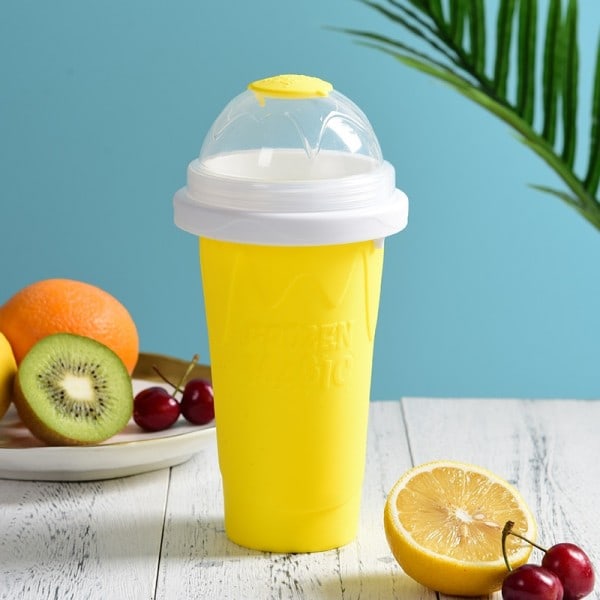 Kapacitet Slushy Cup Sommer Squeeze Hjemmelavet Juice Vand Flaske Quick-Frozen Smoothie Sand Cup