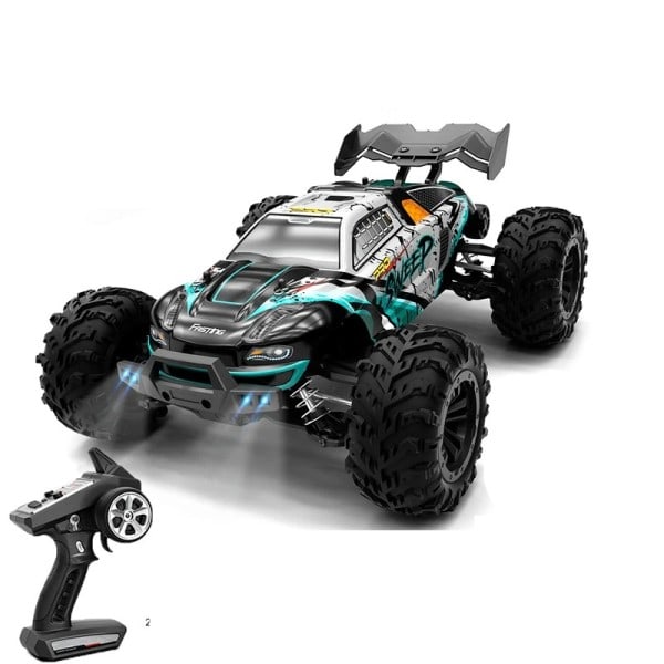70KM/H  4WD RC Bil Med LED Fjernkontroll Biler