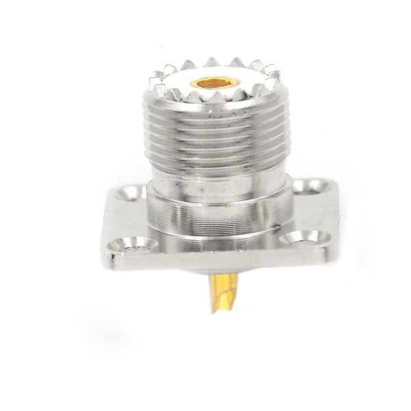 1Pc Praktisk Coax Connector SO-239 Hun Jack Firkant Shape Loddet Cup Coax Connector