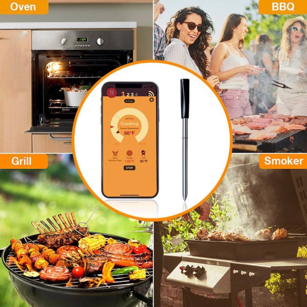Kök Trådlöst Kött Mat Biff Termometer