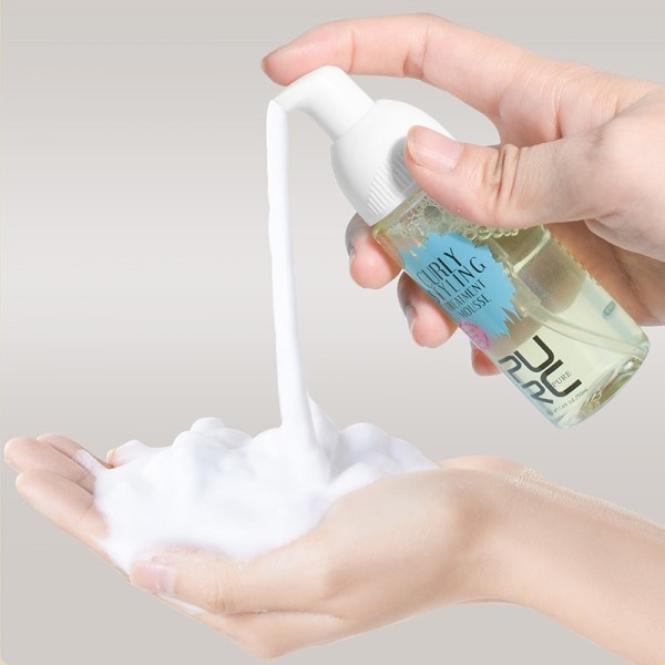 Krøllet styling hår behandling mousse bølget hår produkter shampoo udjævning ricinusolie