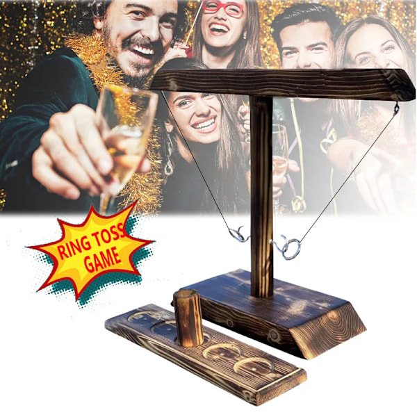 Ring Toss Pelit lapsille aikuisille koti juhla juoma pelit