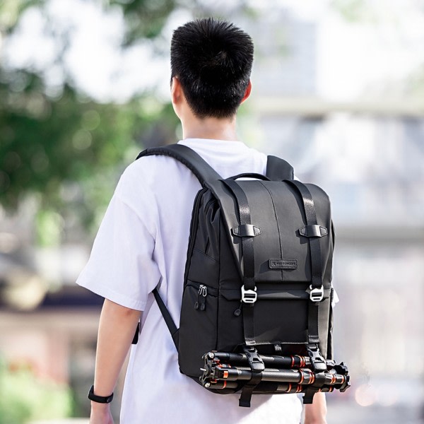Kamera Ryggsäck Kamera väska  Can Carry Stativ Ergonomisk Design för DSLR