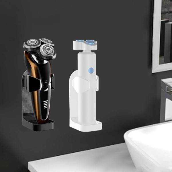 Parranajokone teline sähköinen hammasharja pidike kylpyhuone miesten parranajokone kauneus varusteet säilytys pidike itseliimautuva koukku