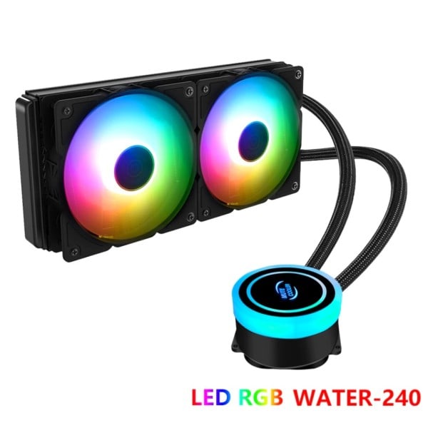 Vesi jäähdytin suoritin tuuletin 120mm 240mm 360mm suoritin jäähdytin RGB integroitu jäähdytin prosessori jäähdytin