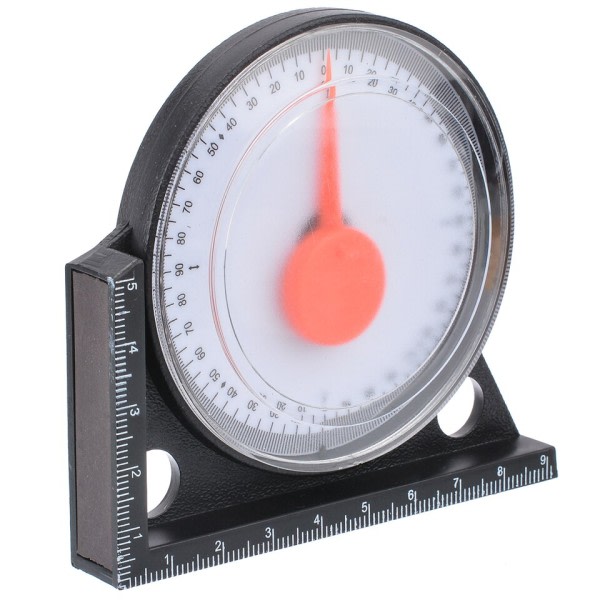1 st Mätning Lutningsmätare Lutning Vinkel Finder Protractor Tilt Nivå Meter Klinometer Mätare Mätning Verktyg