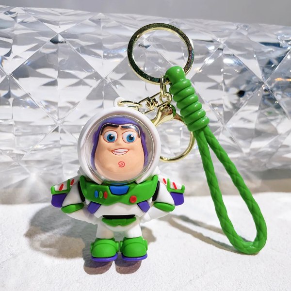 Toy Story Nøkkelring Søtt Tre Eyes Alien Nøkkelring Anheng Kawaii Disney Veske Tilbehør