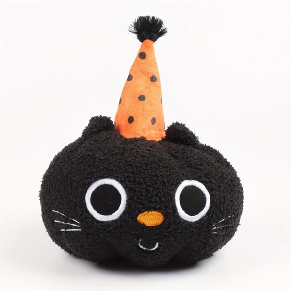 Halloween Gresskar Plysj Leketøy Mykt Fylt Gresskar Plushie Dukke for Barn Gaver Halloween Dekor