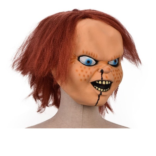 Chucky Mask Child's Play Kostume Masker Ghost Chucky Mask Face Latex Mascarilla Halloween