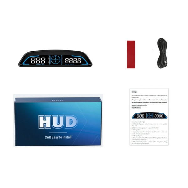 Auto Speedometer Head Up Display Bil Smart Digital Alarm Påmindelse Måler