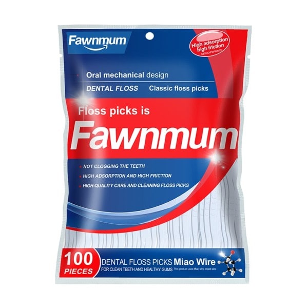 100 st Tandtråd Tandtråd Picks Tandpetare Tänder Stick Interdental Borste Tand Rengöring Tandtråd Pick