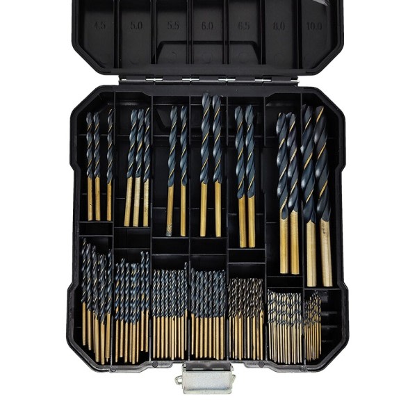 99 bitar HSS Twist Drill Bit power verktyg tillbehör