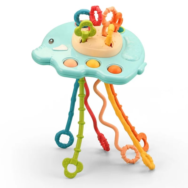 Baby Legetøj Måneder Roterende Ramle Kugle Gribning Aktivitet Baby Udvikling Legetøj Silicone Biring