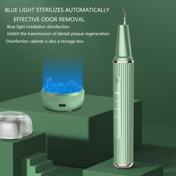 Ultralyd Bærbar Elektrisk Tænder Dental Scaler Plet Calculus Fjerner Værktøj Tooth Cleaner Whitening Kit