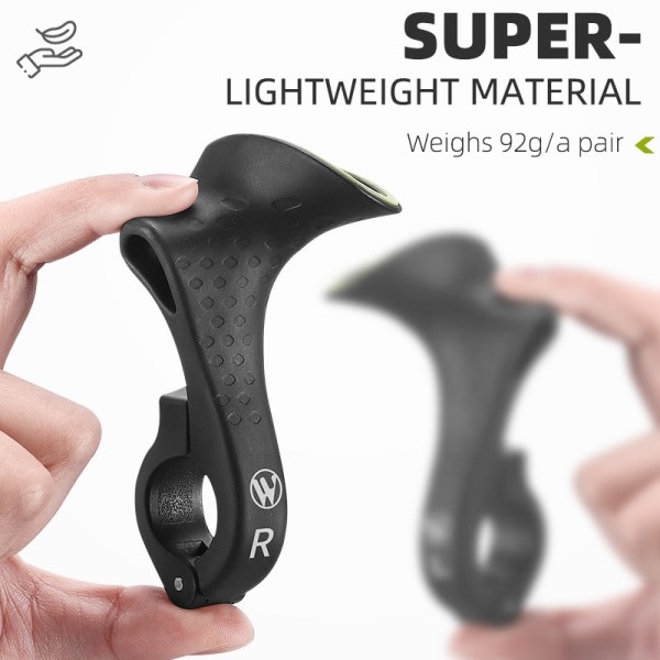 WEST BIKING MTB Cykel Bar ändar Ergonomisk Design Mountain Bike Styre 22,2mm Nylon Inner Handtag Bar Grips