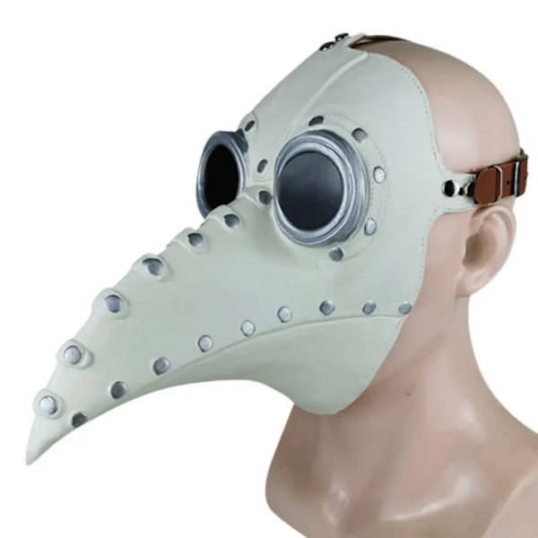 Halloween Pest Dokter Fugle Maske Lang Næse Næb Cosplay Steampunk Skæmmende Latex Maske