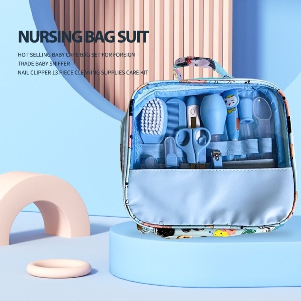 Baby vård kit barn hår naglar hälsovård termometer skötsel borst kit