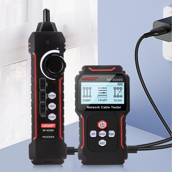 Network Cable Tracker NF-8209S Lan Measure Tester Network  Tools