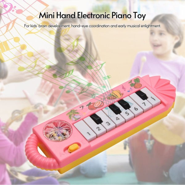 Muslady Mini 8-key elektronisk piano leketøy for barn tidlig musikalsk utdanning