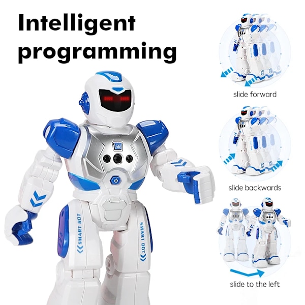 Bästa kvalitet Mekanisk Strids Polis Tidig Utbildning Intelligent Robot Elektrisk Sång Infraröd Sensor Barn's Fjärrkontroll Leksaker