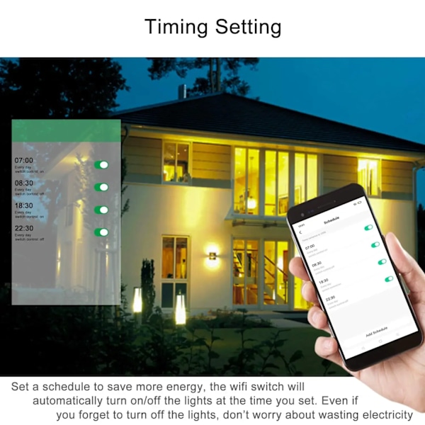 Tuya Wifi EU Smart Switcher 4 Gang Touch Light Switch