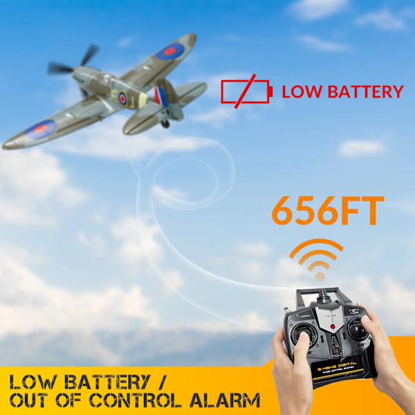 Spitfire RC Plane EPP 400mm Wingspan RC Fighter
